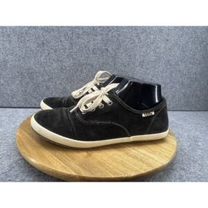 Taos Women's Guest Star Sneaker Casual‎ Shoes Size 9 Black Corduroy Lace Up